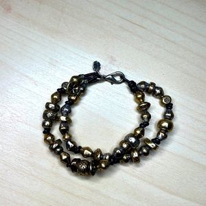 Lucky bracelet gold and silver